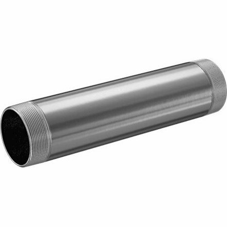 BSC PREFERRED Standard-Wall Aluminum Pipe Threaded on Both Ends 4 NPT 18 Long 5038K83